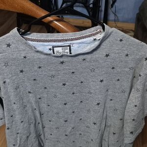 Ping Pong Pro Gray Star Patterned T-Shirt